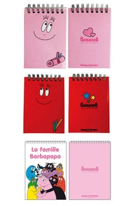 Barbapapa - Spiral - Notizblock - Schreibblock - weiß - Bild 1 von 4