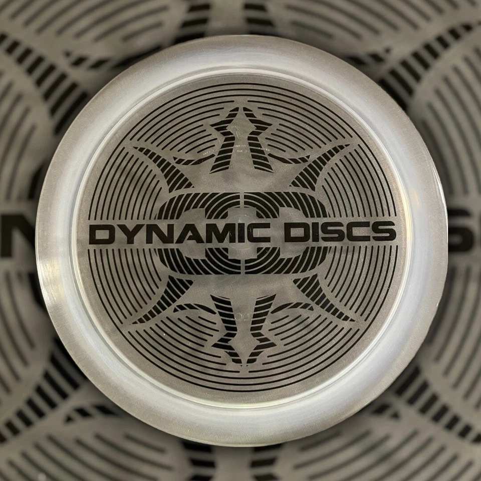 NEW 174g Dynamic Discs Lucid-X Ice Felon Clear w/ Black Dye Max Print - Image 1 of 1