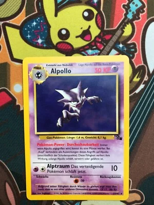 Alpollo 21/62 Fossil deutsch Pokemon Karten NM - Bild 1 von 2