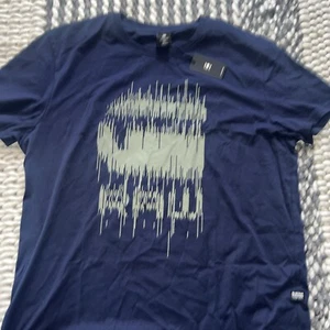NWT G-Star Raw Original Raw Men’s T Shirt Blue Sz XXL MSRP $45 - Picture 1 of 3