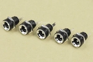 5 piezas 5,5 mm x 2,1 mm hembra conector de CC enchufe eléctrico - Imagen 1 de 5