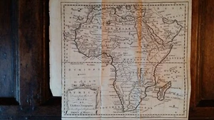 1748 ANTIQUE COPPER PLATE MAP AFRICA - THOMAS JEFFERYS - TRIBAL TRIBES - Picture 1 of 11