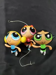 Juguete vintage Powerpuff Girls techo colgante Screamin Squadron 2000 Y2k PPG - Imagen 1 de 8