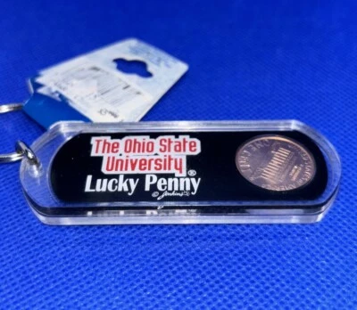 Ohio State Buckeyes Lucky Penny Keychain Game Day Outfitters College Key Chain - Image 1 of 4