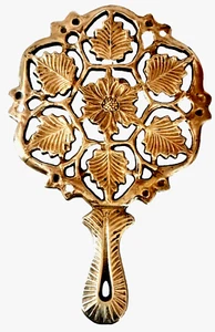 Posavasos vintage de latón macizo - Imagen 1 de 12