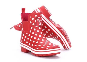 Evercreatures Wellies Dots Ladies Wellington Boots Designer Ankle Welly Boots - Picture 1 of 7