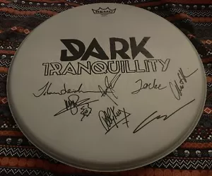 Dark Tranquillity Signed Signiert Drumhead Tour Halo Effect In Flames Soilwork - Bild 1 von 1