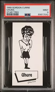 PSA 9 MINT NYOTA UHURA 1968 GORDON CURRIE STAR TREK GRADED VINTAGE SCI-FI *TPHLC - Picture 1 of 2