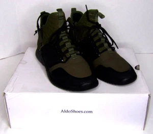 Mens Aldo FREALIA Casual Shoes sz 12M Brown Black New With Box - Picture 1 of 4