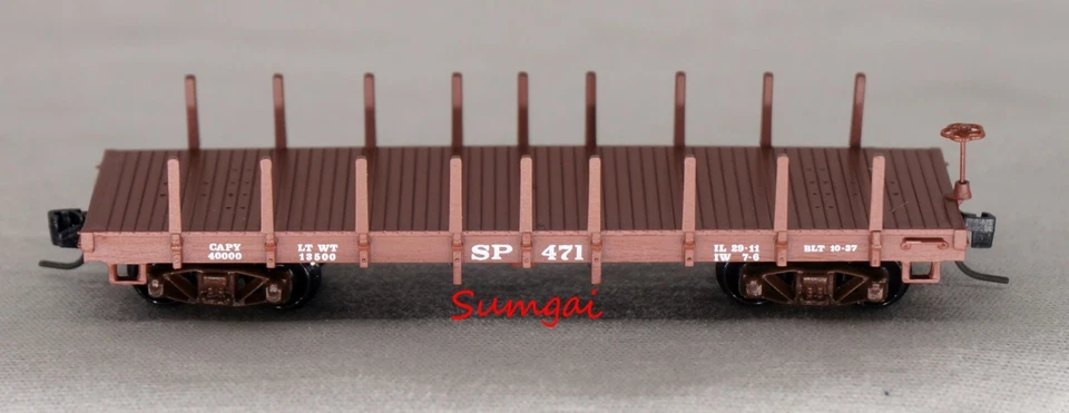 MTL SOUTHERN PACIFIC 30' FLAT CAR #471 MICRO-TRAINS LINE 15301 Nn3 SCALE Z GAUGE - Image 1 of 4