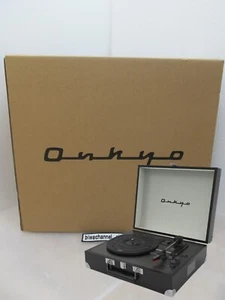 Tocadiscos ONKYO Reproductor de discos Negro OCP-01 Bluetooth Altavoces Portátiles Japón - Imagen 1 de 12