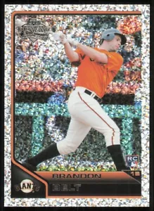 2011 Topps Lineage Diamond Anniversary Platinum Refractors #162 Brandon Belt - Picture 1 of 2