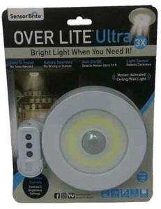 Sensor Brite Overlite Ultra: Remote Control Ceiling/Wall LED Light NEW - Picture 1 of 2