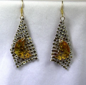 14kt GF Crystal Earrings - Fine Austrian Crystals - Picture 1 of 1