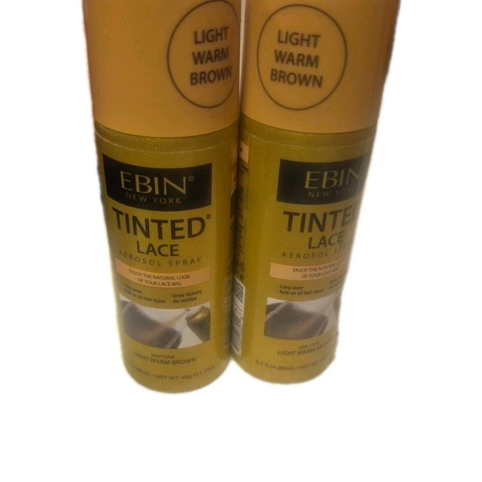 2 EBIN New York Encaje Tintado Spray Marrón Claro Cálido Peluca Encaje Encubrimiento Se Seca Rápidamente Foto 1 de 1