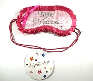 YBOT Little Princess pink girls Sleep Mask Sleeping Eye Protection Claire’s - Picture 1 of 2