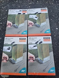 Simpson Strong-Tie 6" x 6" Pfostenträger Basis verstellbar ABW66Z (1 Stück) - Bild 1 von 5