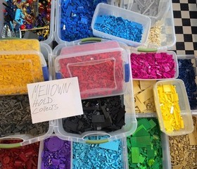 Lego Lot sorted By Color! Cleaned & Sanitized! Wide Variety! Free Shipping!