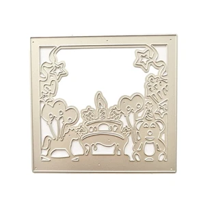Birthday Animal Metal Cutting Dies DIY Scrapbooking Decorative Embossing Paper - Picture 1 of 6