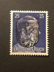 Germania 1945 post seconda guerra mondiale sovrastampa locale (GOSSNITZ) 25 Rpf.  MNH /s1 #b25 - Foto 1 di 2