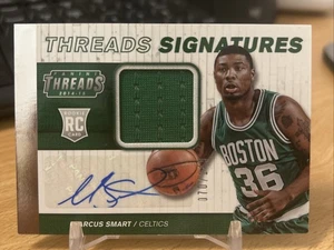 2014-15 Panini Threads Signatures Marcus Smart Rookie Patch Auto RC No. 8 /149 - Bild 1 von 2