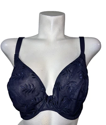 Panache Size 32H Dark Blue Tango Balcony Underwire Bra #3256 - Image 1 of 4