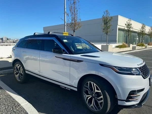 Black Roof Rack Cross Bars For Land Rover Range Rover Velar 2018 - Picture 1 of 8