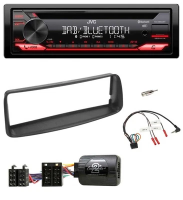 JVC CD DAB USB Bluetooth Lenkrad Autoradio für Peugeot 206 CC 2003-2008 - Bild 1 von 4