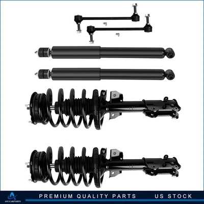 Front Rear Struts Spring Shock Absorbers Sway Bars For 2005 - 2010 Ford Mustang - Image 1 of 4