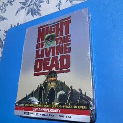 NIGHT OF THE LIVING DEAD (1990)  4K UHD + BLU-RAY + DIGITAL - SONY STEELBOOK - image 1 of 4