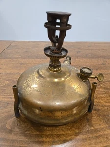 stufa vintage in ottone a cherosene AIDA 100 Made in W. Germany - Foto 1 di 9