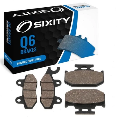 Juego de pastillas de freno delanteras + traseras orgánicas 1989-1993 Suzuki RMX250 kit completo K M N P mh Foto 1 de 4