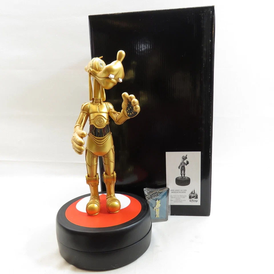 Figura Goofy as C3PO Star Wars Weekends con Pinback Disney 2013 Costa Alavezos Foto 1 de 4