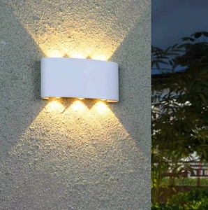 PLAFONIERA LED ESTERNO INTERNO DOPPIA LUCE IP65 PARETE MURO 16W LAMPADA APPLIQUE - Imagen 1 de 13