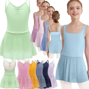 Girls Ballet Leotard Dance Dress Toddler Tulle Skirt Gymnastics Outfit Dancewear - Picture 1 of 91
