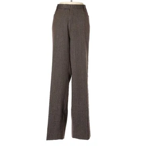 Pantalones de vestir Reiss Designer atemporales clásicos tejidos marrón pierna recta talla 36 - Imagen 1 de 15