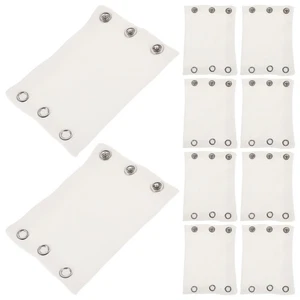  Extensor de body para bebé 10 piezas: almohadillas de extensión a presión de algodón para monos y - Imagen 1 de 12