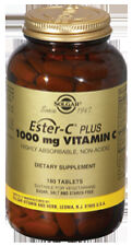 Solgar Ester-C Plus 1000 mg Vitamin C 180 Tablets Free shipping Gentle Nonacidic