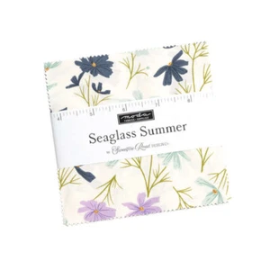 Moda Seaglass Summer Charm Pack 5" Squares Fabric by Sweetfire Road - Picture 1 of 3