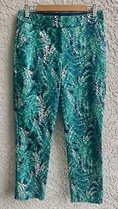 Boden Richmond Trouser Women’s Pants Sz 6R Green Sea Grapes Comfort Stretch NWOT - Picture 1 of 4