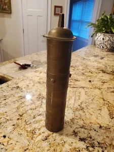 Vintage Brass Turkish Pepper Coffee Grinder Missing Handle For Repair/Decoration - Picture 1 of 3