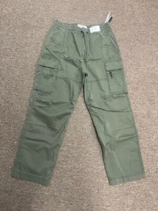 Hollister Baggy Cargo Pull-on Pants (Green) - Picture 1 of 13