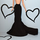 DUSK TO DAWN Barbie BFMC Silkstone - Black Long Full Length Skirt w/ Train 