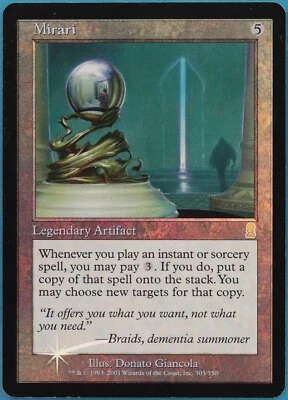 Mirari FOIL Odyssey HEAVILY PLD Rare MAGIC GATHERING CARD (ID# 427561) ABUGames - Image 1 of 2