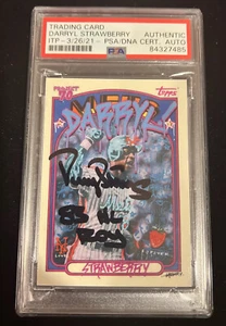 Autographed Darryl Strawberry Signed Topps Project 70 Mets Card PSA/DNA AUTO - Picture 1 of 5