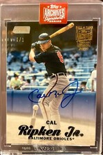 2023 TOPPS ARCHIVES SIGNATURE CAL RIPKEN Jr * HOF & Stadium Club * 1/1  * Auto *