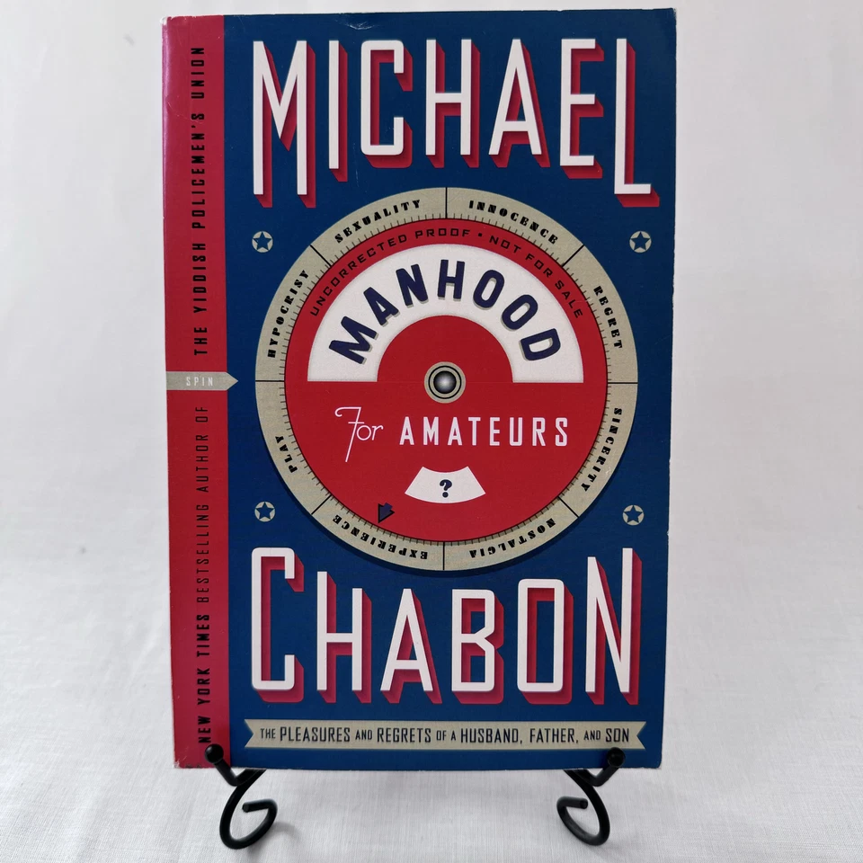 Manhood for Amateurs Michael Chabon 2009 Softcover Book Uncorrected Proof Rare - Image 1 of 4