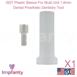 Funda de plástico GDT para herramienta de odontología protésica dental de 1,6 mm multi unidad - Imagen 1 de 4