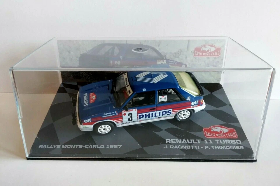 A)  DIE CAST RENAULT 11 TURBO RMC 1987 J. RAGNOTTI   scala 1/43 - Immagine 1 di 1