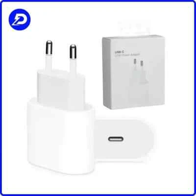 CARICABATTERIE UNIVERSALE SPINA PER IPHONE SAMSUNG CARICATORE TYPE-C DA 20W - Image 1 of 4